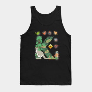 Funny kangaroo Tank Top